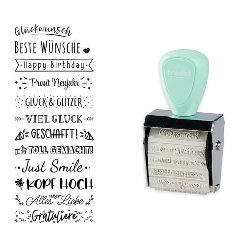 TRODAT Creative Mini/V4 Pastell Grün 1129, Ansicht 3