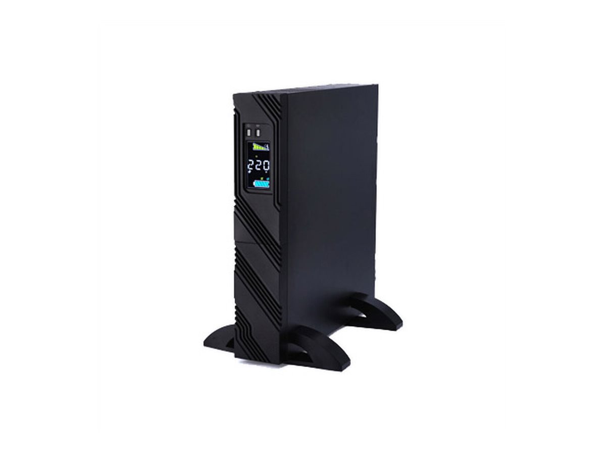 ROLINE LineSecure III 3000R - USV (Rack - einbaufähig) - Wechselstrom 230 V - 2400 watt - 3000 VA - 7 Ah - RS-232, USB - Ausgangsanschlüsse: 8 - 48.3 cm (19")
