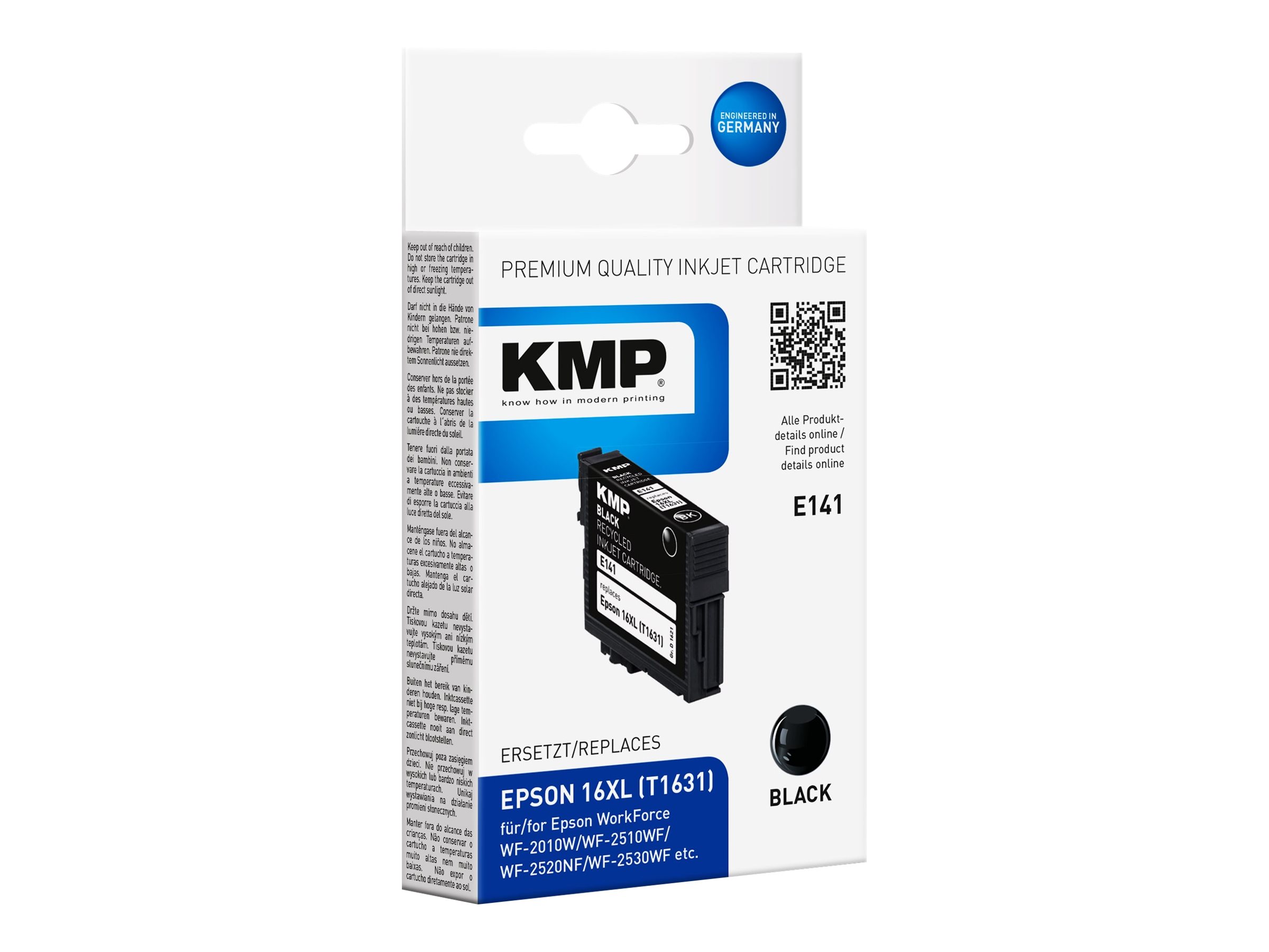 KMP E141 - 14 ml - Schwarz - kompatibel