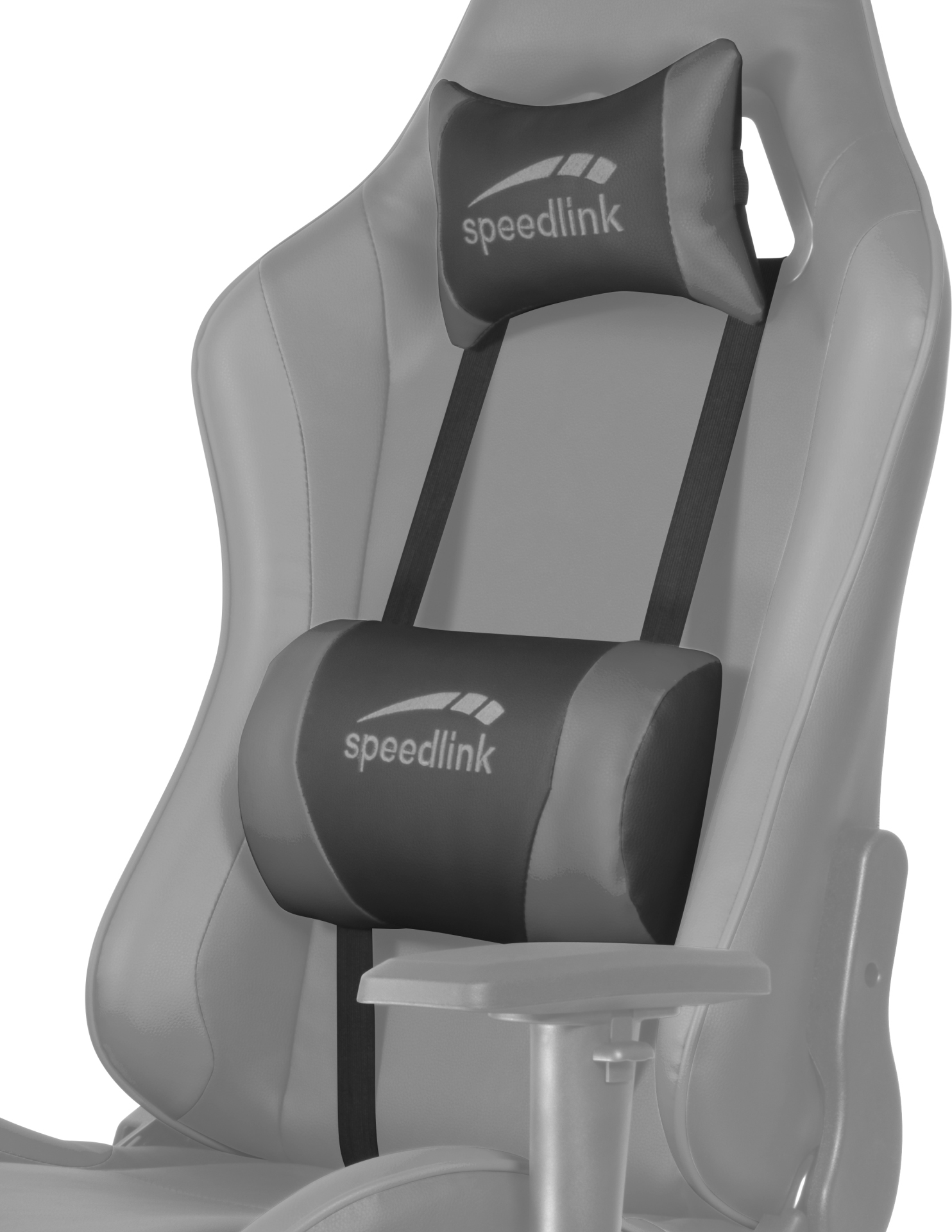 SPEEDLINK SL-660005-BKGY - PC-Gamingstuhl - 150 kg - Gepolsterter Sitz - Gepolsterte Rückenlehne - Schwarz - Grau, Ansicht 3