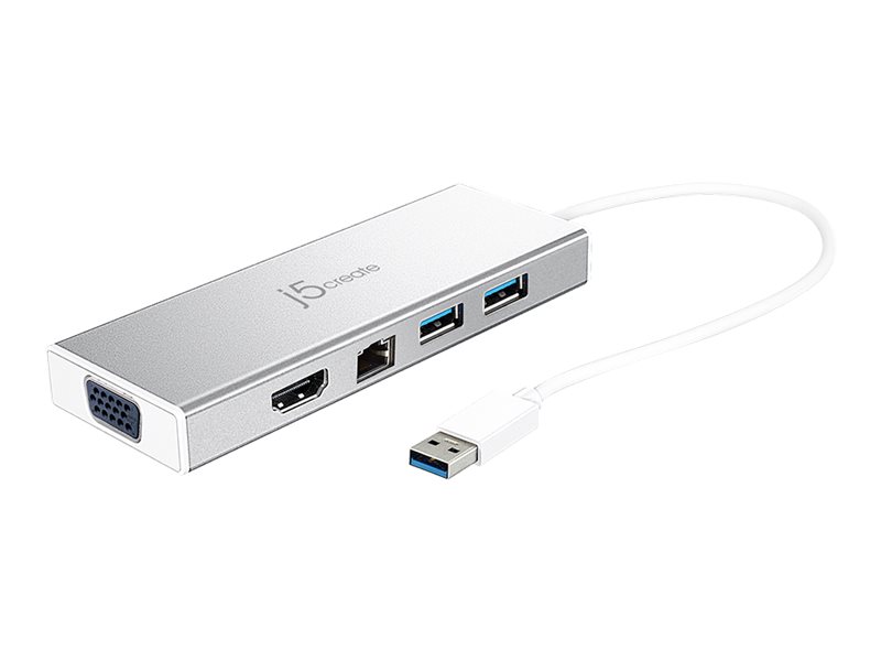j5create JUD380 - Dockingstation - USB 3.0 - VGA, HDMI, Ansicht 4
