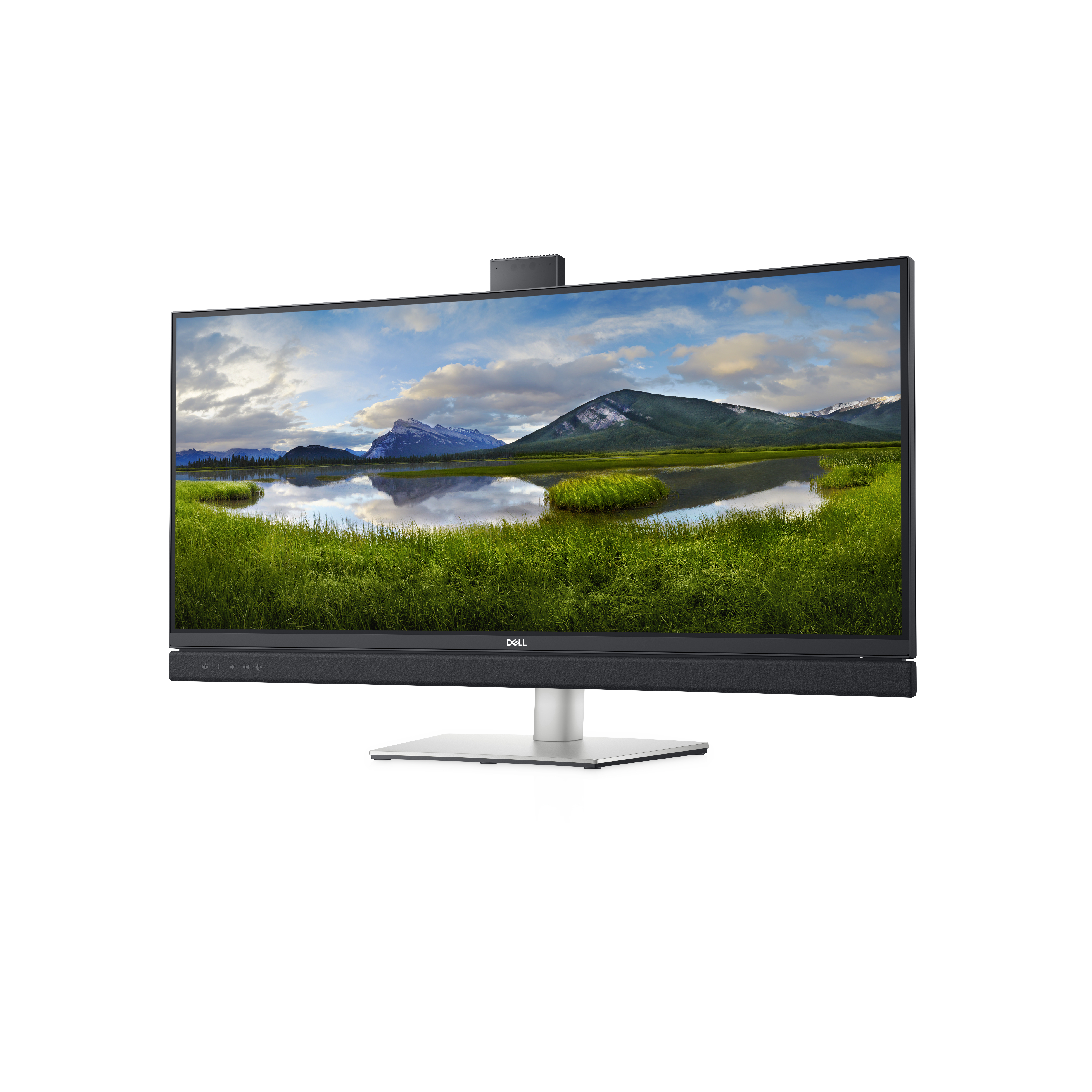 Dell C3422WE - 86,7 cm (34.1 Zoll) - 3440 x 1440 Pixel - UltraWide Quad HD - LCD - 8 ms - Schwarz - Silber