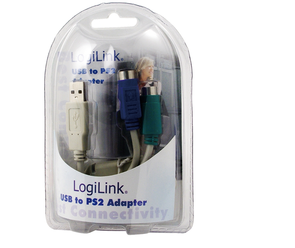 LogiLink Tastatur- / Maus-Adapter - PS/2 (W), Ansicht 2