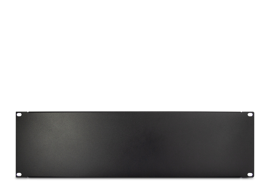 Inter-Tech Blindplatte - Schwarz, RAL 9005 - 3U - 48.3 cm (19), Ansicht 4