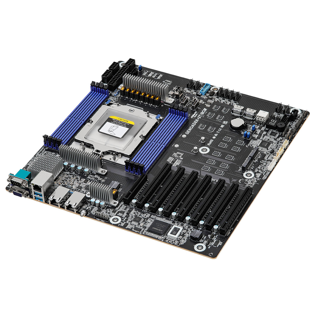 ASRock Mainboard GENOAD8X-2T/BCM EEB Sockel SP5 Single - Mainboard - DIMM