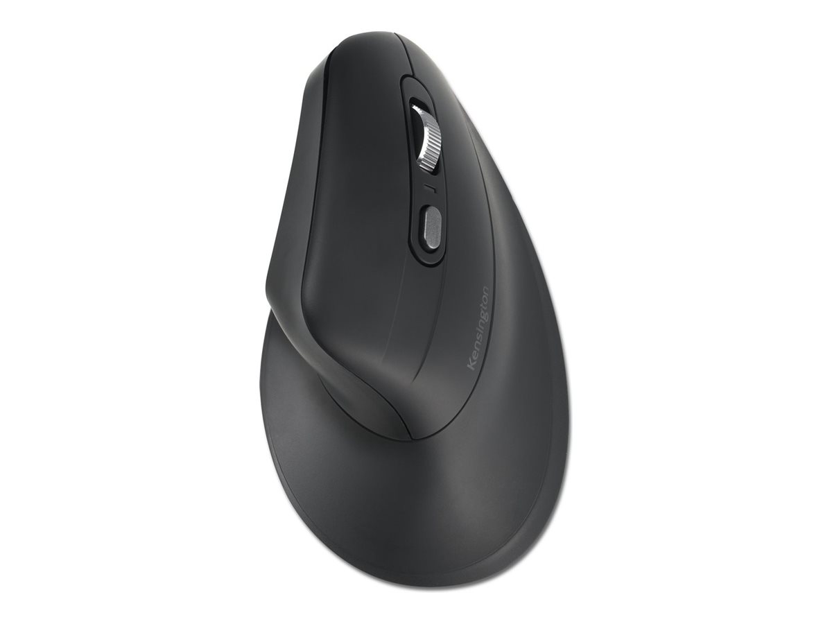 Kensington Pro Fit Ergo MY630 EQ - Maus - wiederaufladbar - ergonomisch - 5 Tasten - kabellos - 2.4 GHz Bluetooth - kabelloser Empfänger (USB)