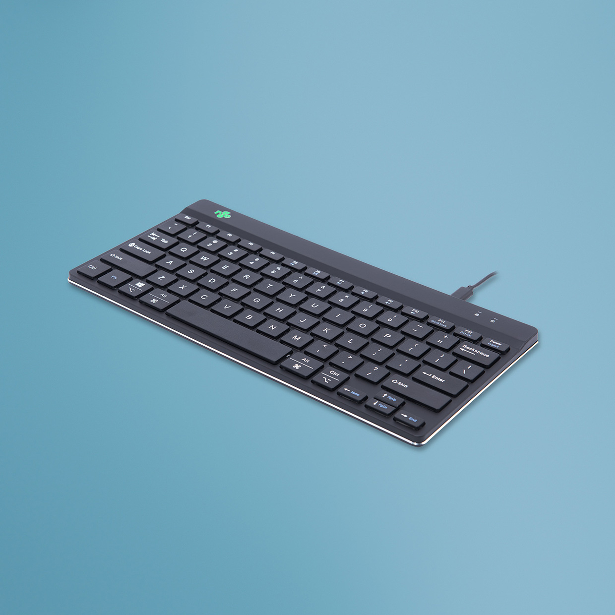 R-Go Ergonomische Tastatur Compact break - Tastatur - TL: US, QWERTY, Ansicht 2