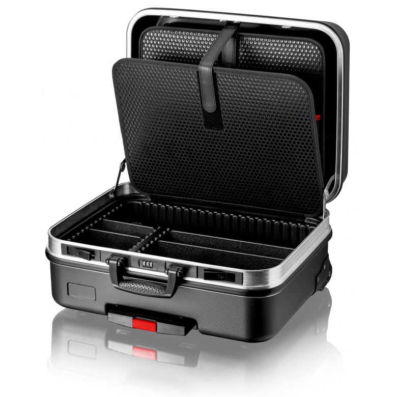 KNIPEX BIG Basic Move - Werkzeugkasten - Acrylnitril-Butadien-Styrol(ABS) - Schwarz - 33 l - 20 kg - Zahlenschloss, Ansicht 4