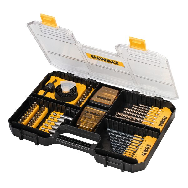 DeWalt DT71569 Bohrer-/Bits-/Steckschlüssel-Zubehörset inkl. Koffer, 100-tlg., Ansicht 2