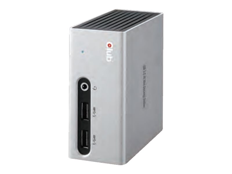 Club 3D 4K Mini-Dockingst USB3 ->4xUSB3/HDMI/DVI/LAN silber retail (CSV-3104D)