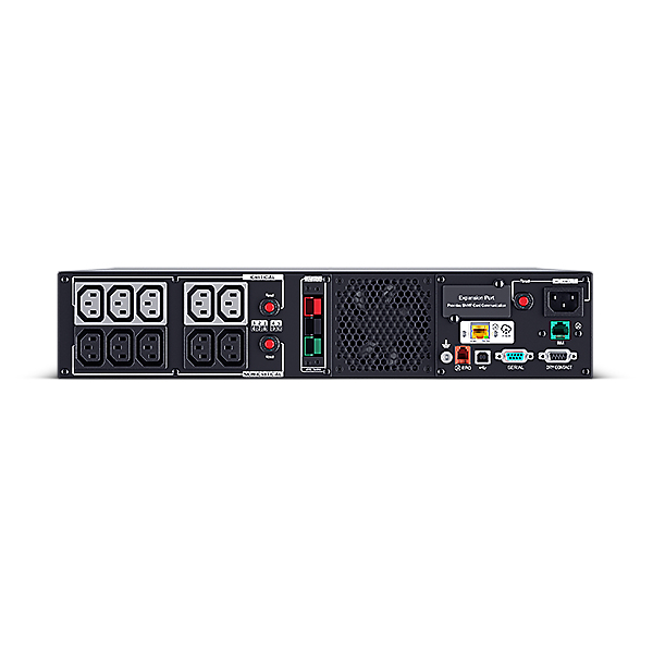 CyberPower Systems USV PR-XL Tower/19-PRIII-Serie 1500VA/1500W 2HE Line-Interactive reiner Sinus, Ansicht 4