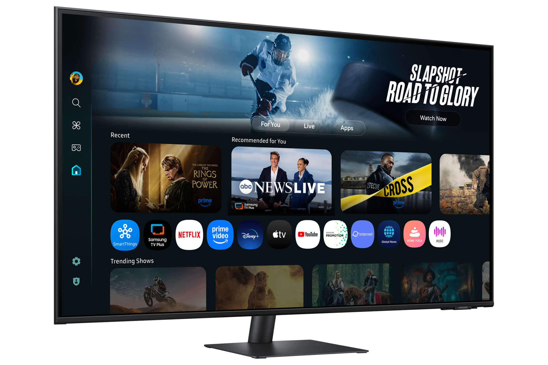 Samsung S43FM700UU - M70F Series - LED-Monitor - Smart - 109.2 cm (43), Ansicht 3