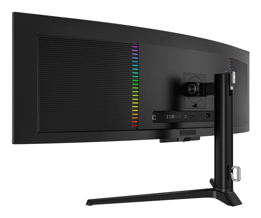 LC-Power 49 LC-M49QCO Curved VA+DP+2xHDMI+RJ45 - Flachbildschirm (TFT/LCD) - 124,5 cm, Ansicht 4