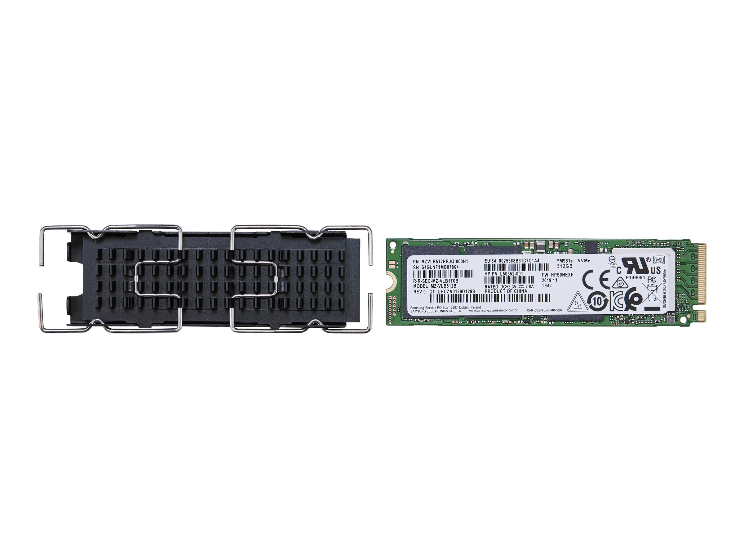 HP - SSD - 512 GB - intern - M.2 2280 - PCIe 3.0 x4
