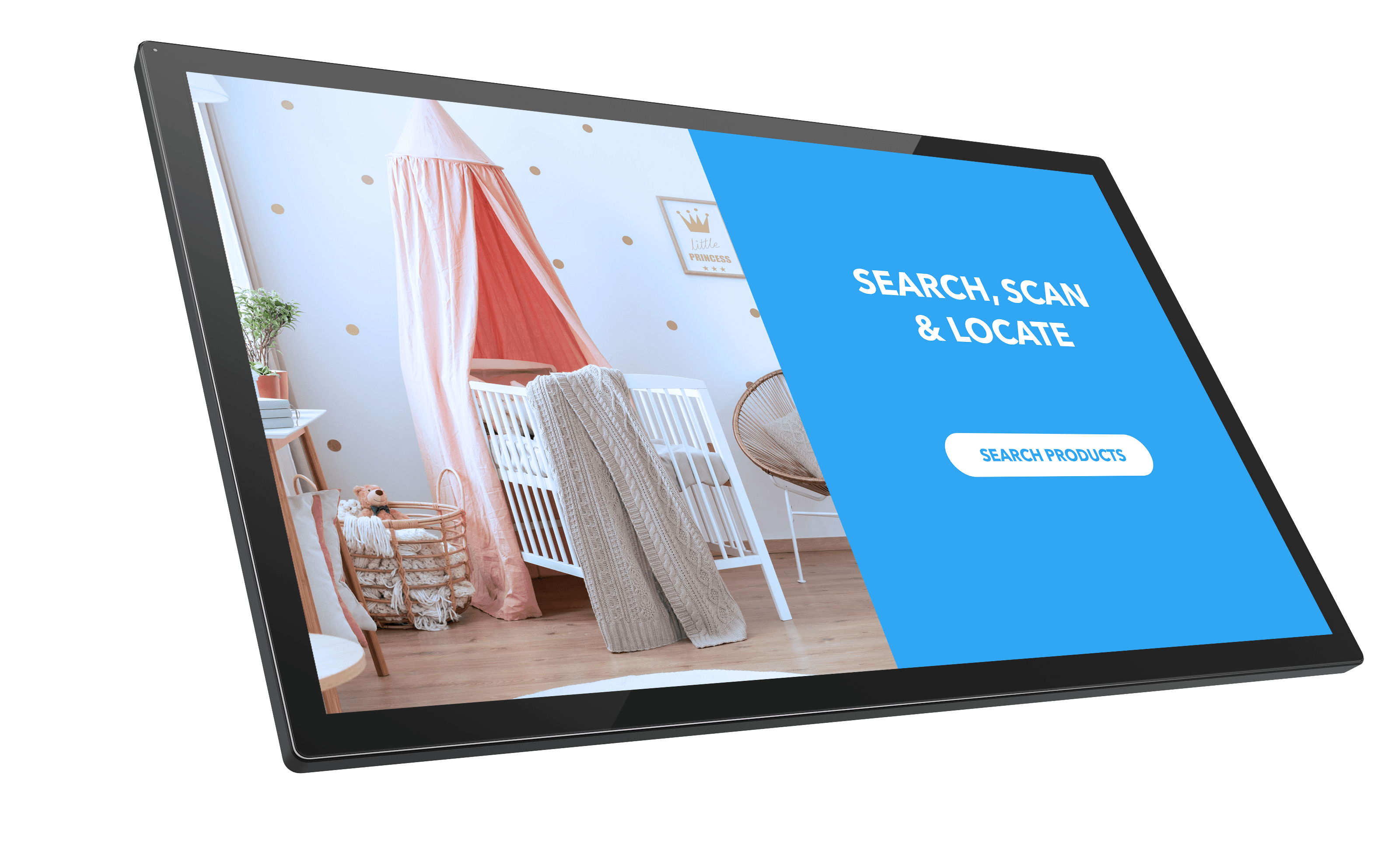 Elo Touch Solutions 4304L 43-inch wide LCD Monitor FHD HDMI 1.4 & DisplayPort 1.2 Projected - Flachbildschirm (TFT/LCD), Ansicht 2