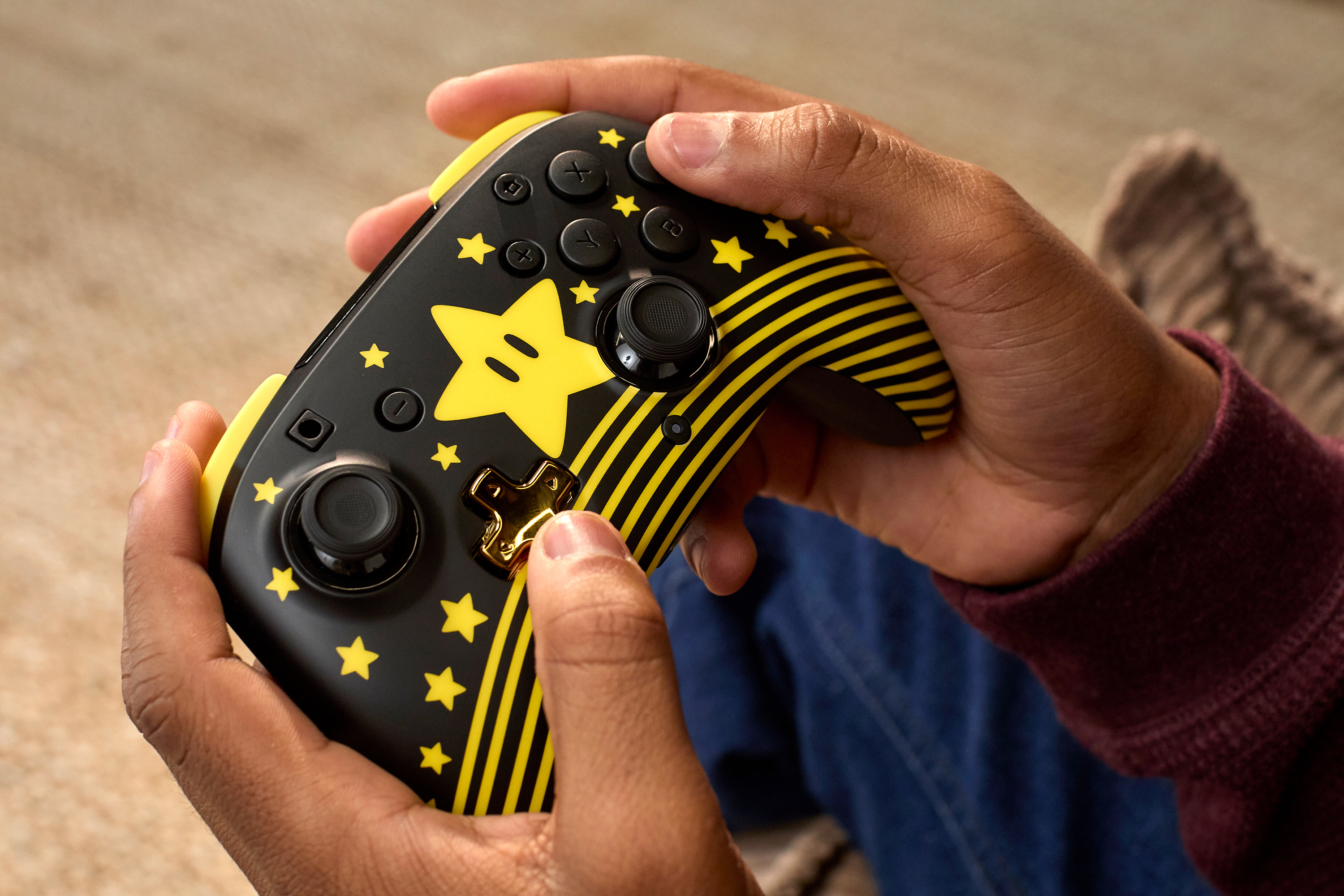 Turtle Beach Controller Rematch Wireless– Super Mario Star - Gamepad, Ansicht 4