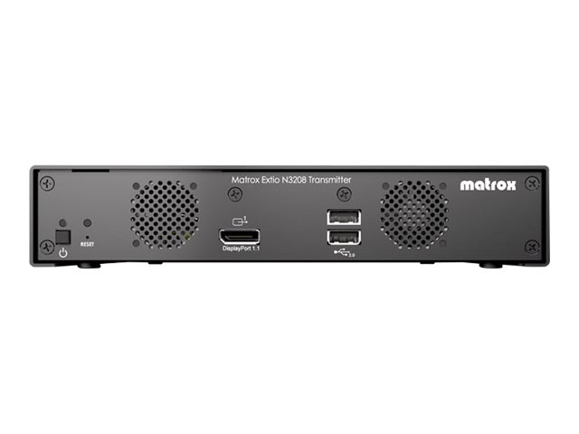 Matrox Extio 3 Series N3208 Transmitter Appliance - KVM-Extender - transmitter - GigE - USB - 1000Base-T
