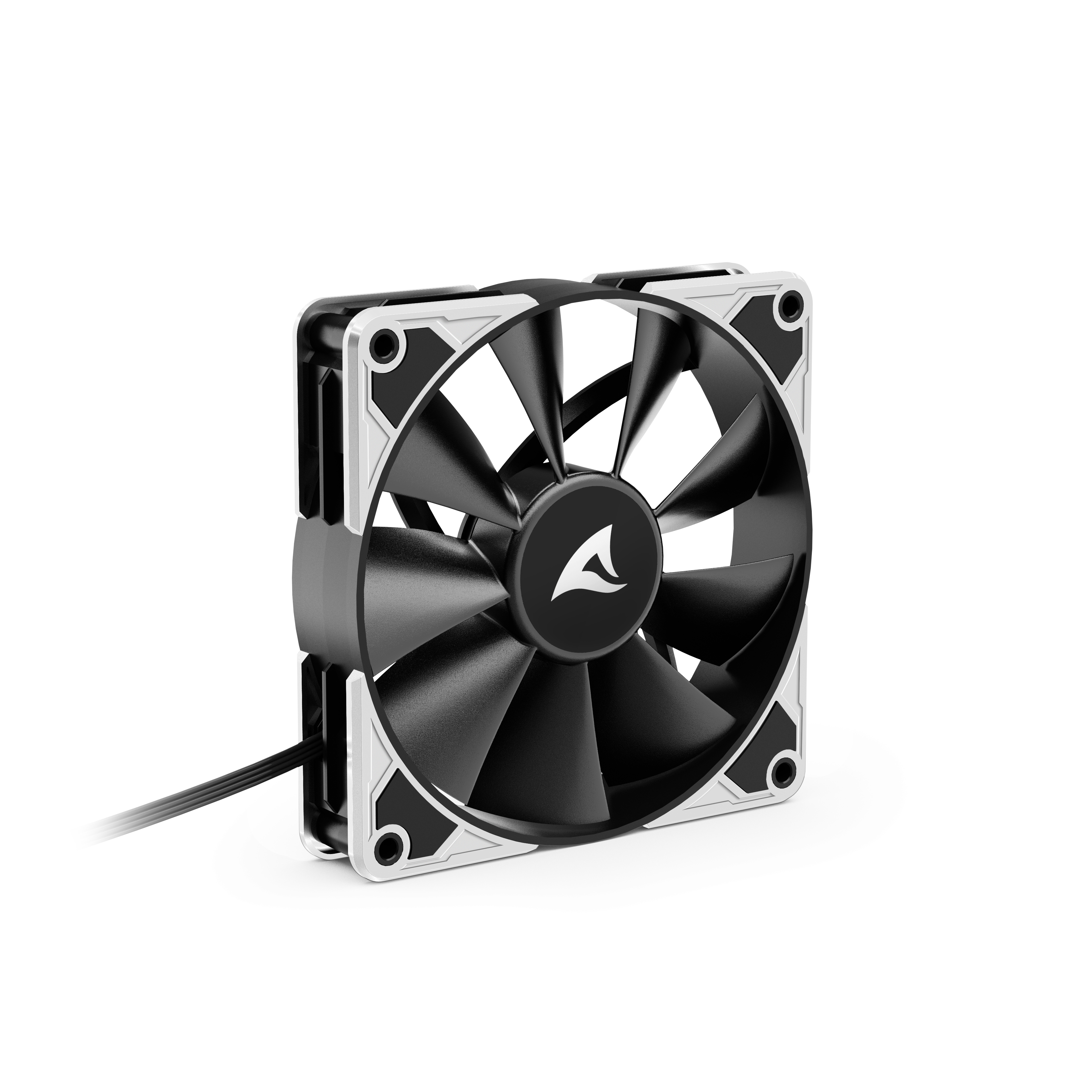 Sharkoon SilentStorm BW120 PWM - Ventilator - 12 cm - 450 RPM - 1400 RPM - 89,06 m³/h - Beere, Ansicht 3