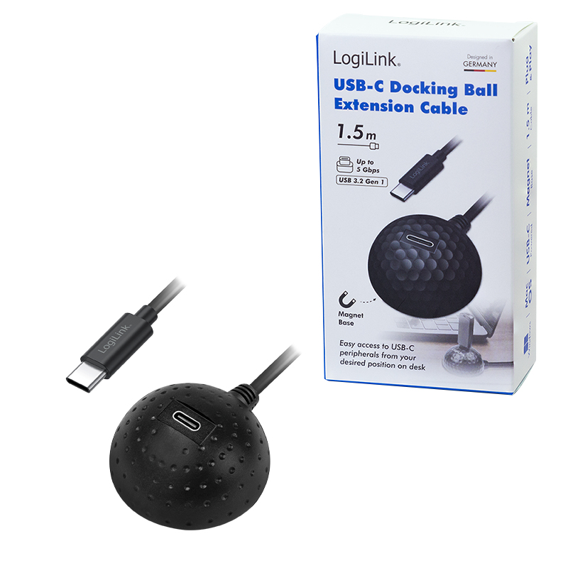 LogiLink CU0099 - USB 5 Gb/s Kabel C Stecker auf Buchse Dock - Kabel - Digital/Daten, Ansicht 3