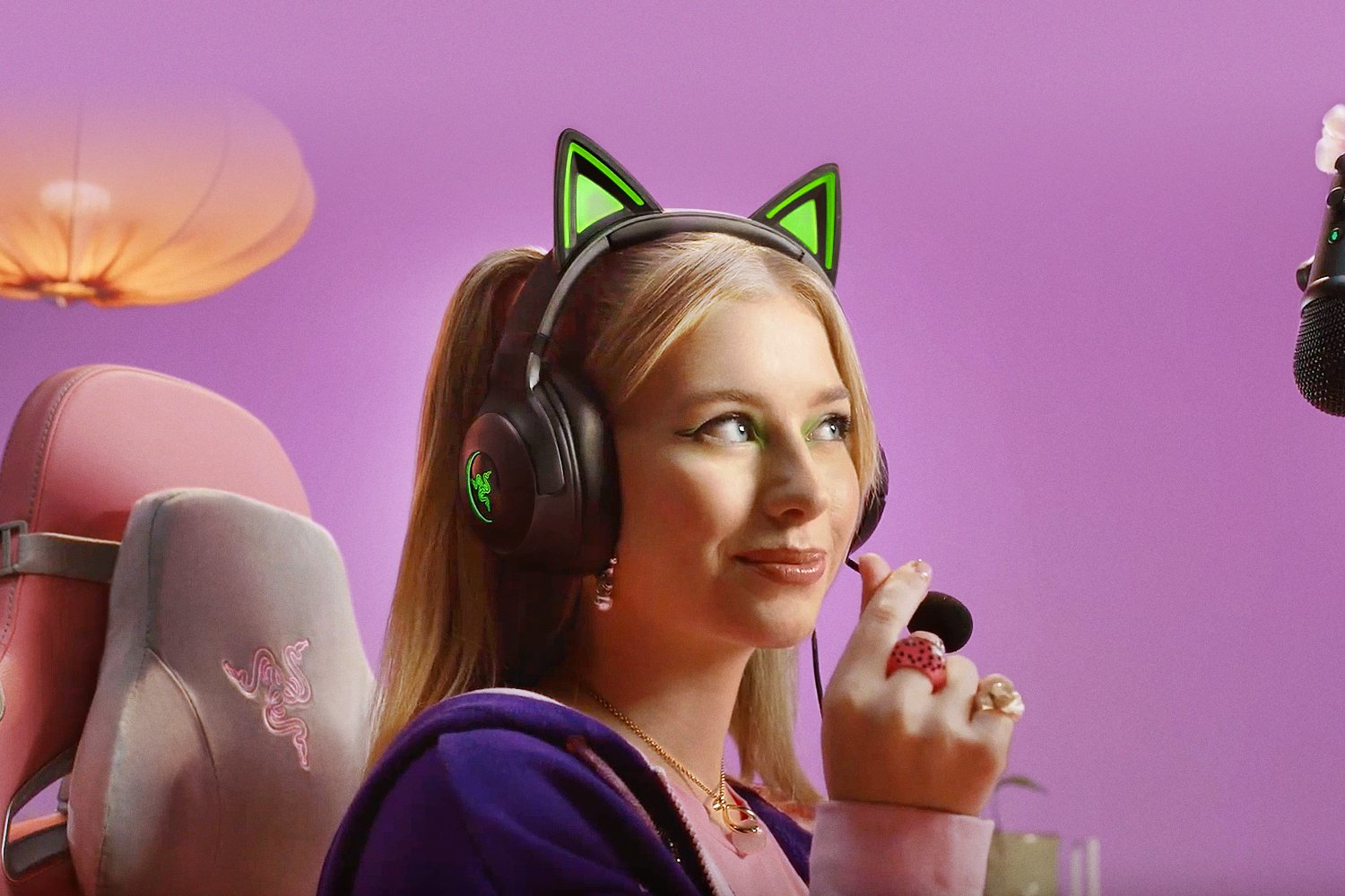 Razer Kraken Kitty V2 - Headset - ohrumschließend, Ansicht 2