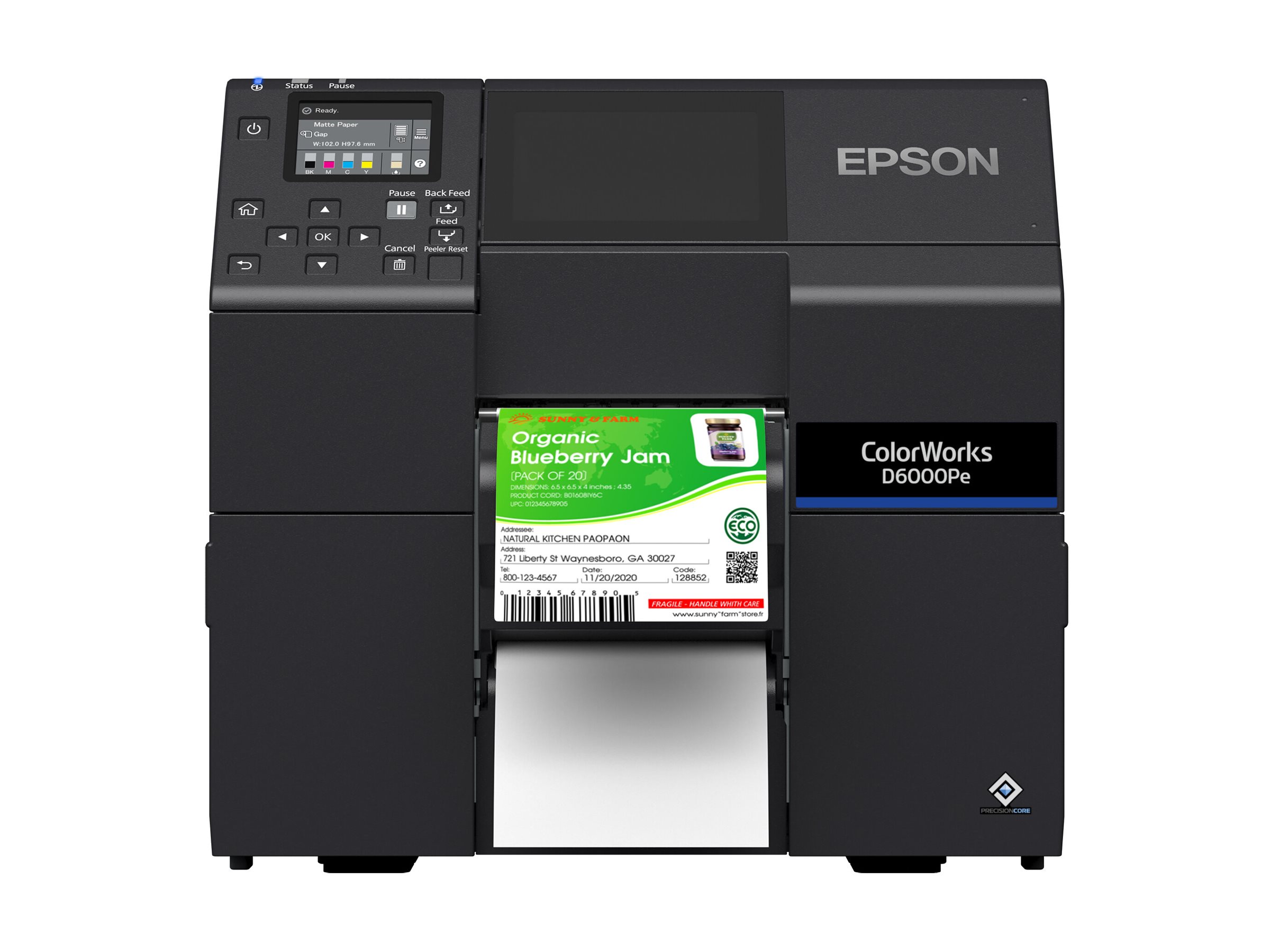 Epson ColorWorks CW-D6000Pe - Etikettendrucker - Farbe - Tintenstrahl - Rolle (11,2 cm)