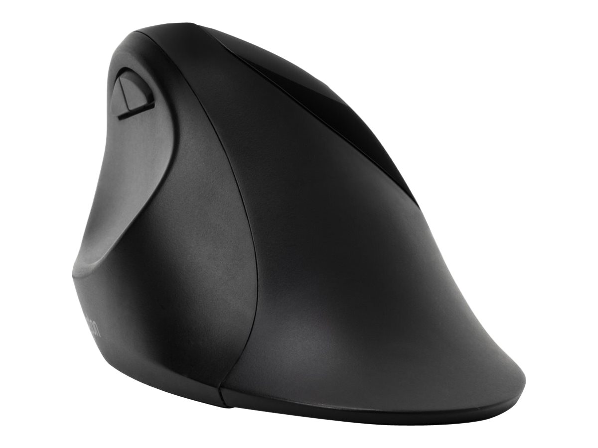 Kensington Pro Fit Ergo Wireless Mouse - Maus - ergonomisch - 5 Tasten - kabellos - 2.4 GHz Bluetooth 4.0 LE - kabelloser Empfänger (USB)