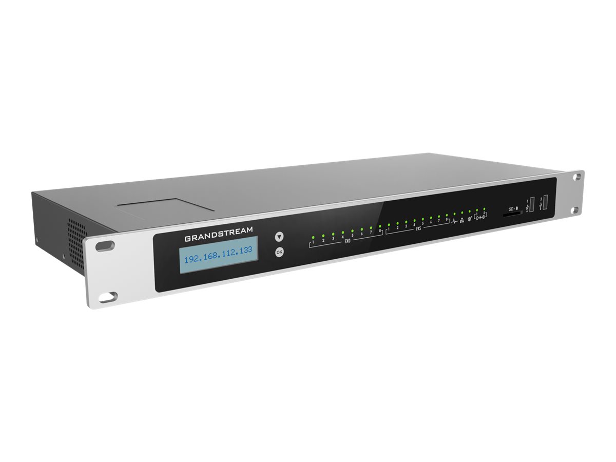 Grandstream UCM6308 - IP-PBX - in Rack montierbar, Ansicht 3