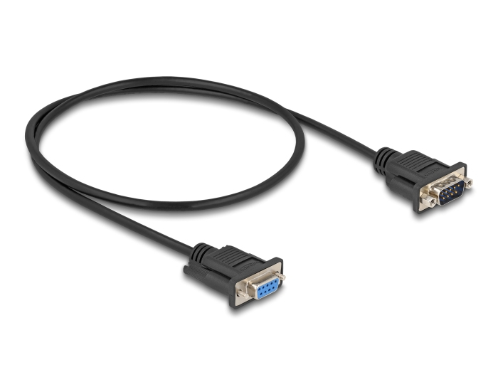 Delock Kabel seriell - DB-9 (M) zu DB-9 (W), Ansicht 3