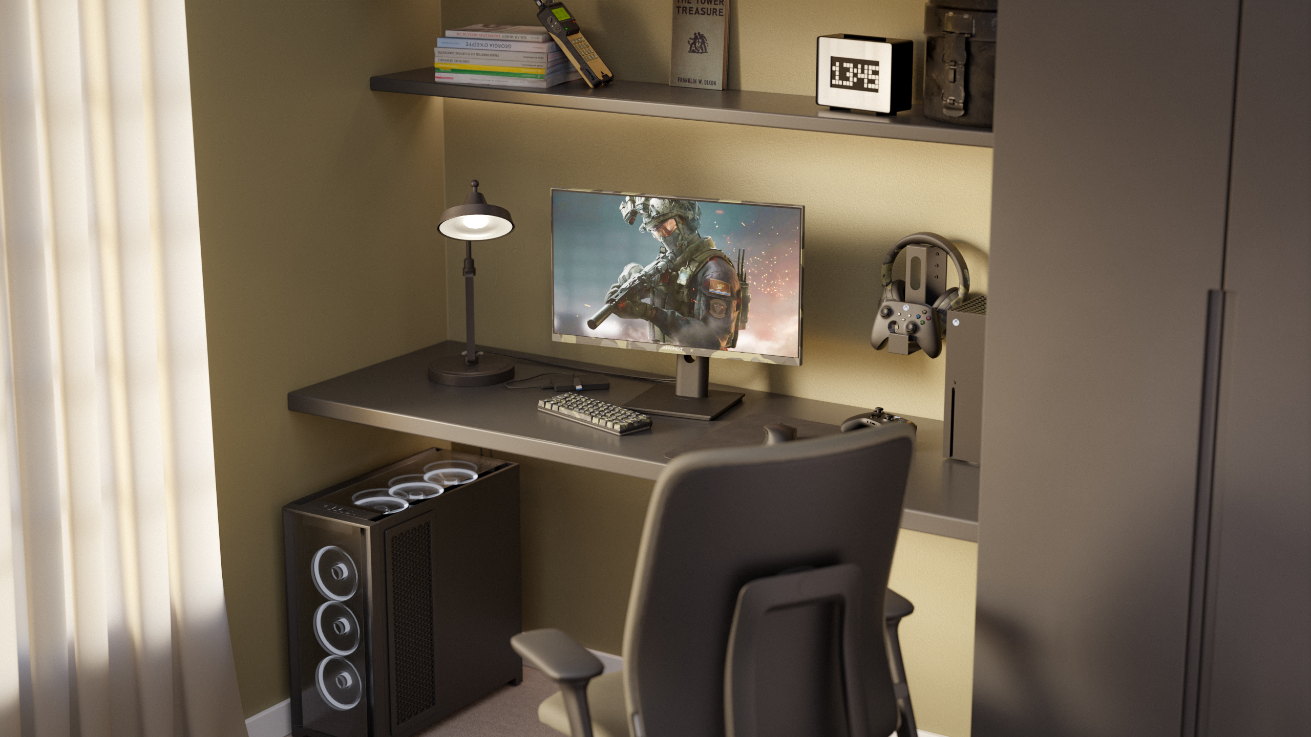 JAPANNEXT JN-IPS238FHD200F-HSP-Camo 16 9 HDMI FHD - Flachbildschirm (TFT/LCD) - TFT - 23.8, Ansicht 2
