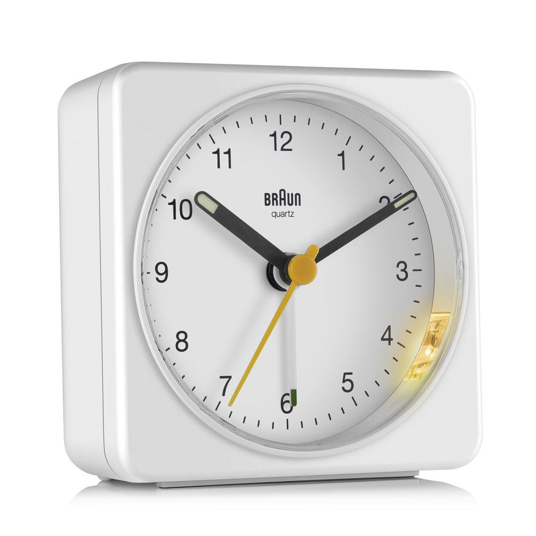 Braun BC03W - Wecker - viereckig - Quarz - Schreibtisch, Ansicht 2
