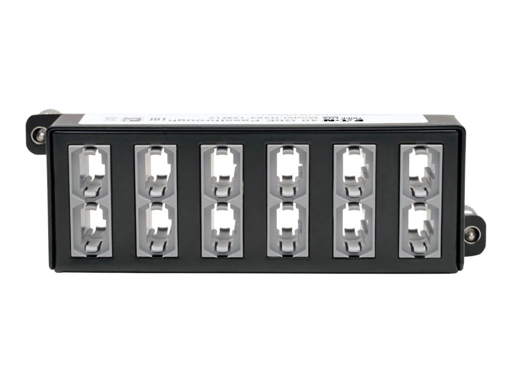 Eaton Tripp Lite Series 40Gb High Density Pass-Through Cassette 12 12-Fiber MTPMPO