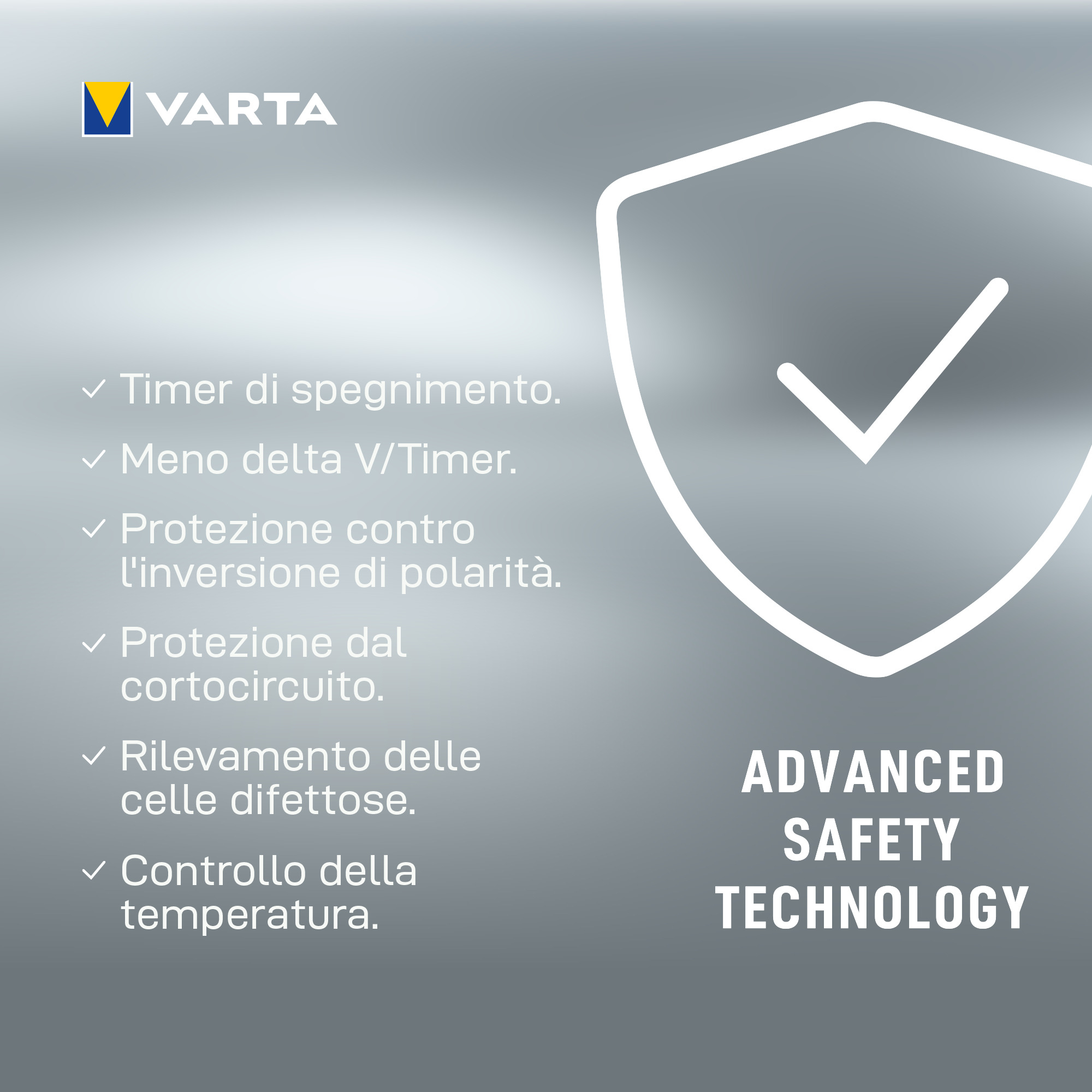 Varta LCD Plug Charger+ - 4 Std. Batterieladegerät / Stromadapter - (für 4xAA/AAA, 1x9V), Ansicht 2