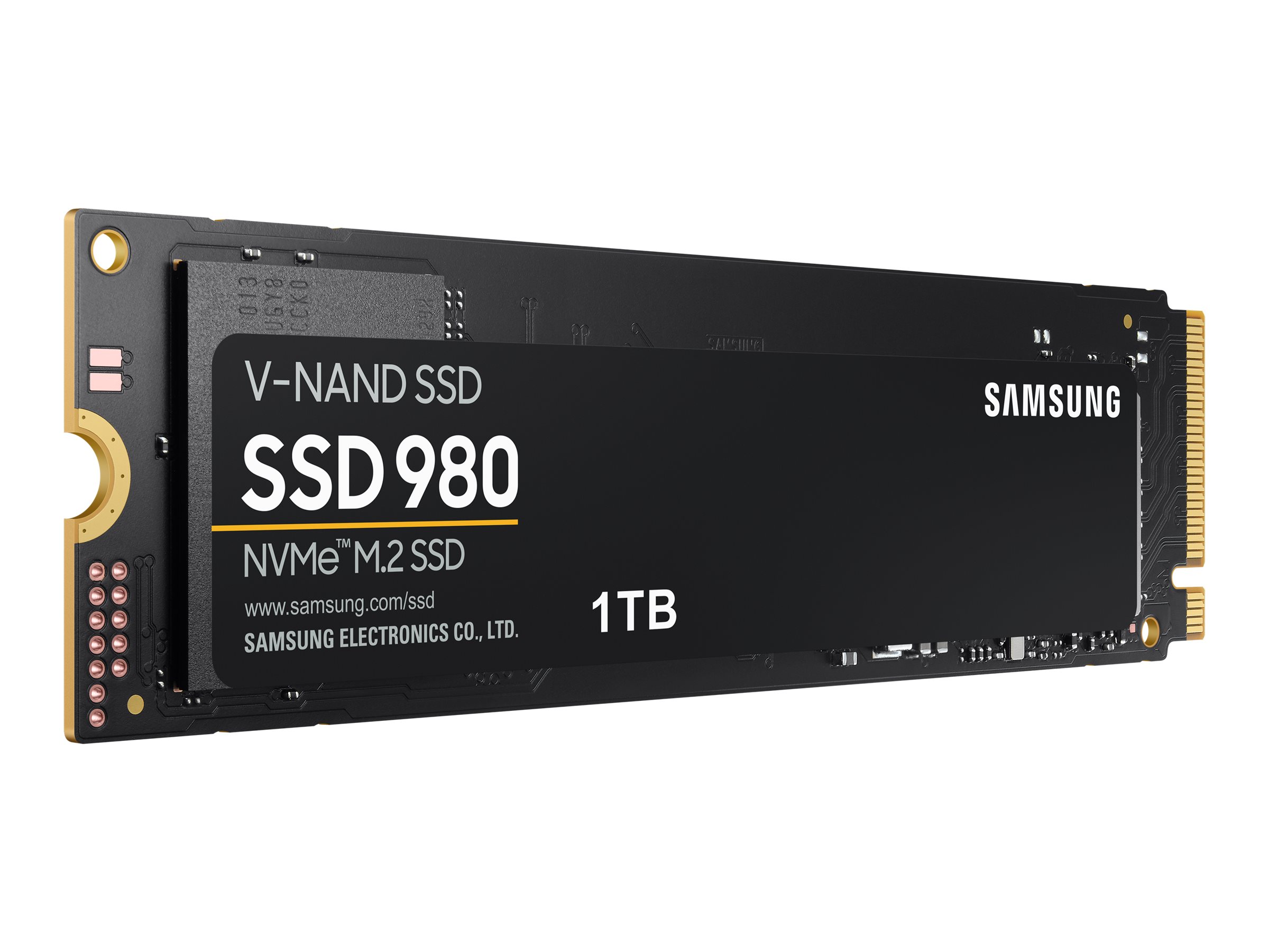 Samsung 980 MZ-V8V1T0BW - SSD - verschlüsselt - 1 TB - intern - M.2 2280 - PCIe 3.0 x4 (NVMe), Ansicht 4