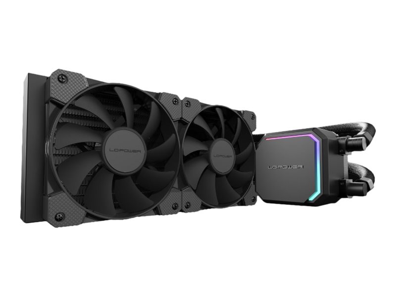 LC-Power JetFlow - Prozessor-Flüssigkeitskühlsystem - Kühlergröße: 240 mm - (für: LGA1150, LGA1151, LGA1155, LGA1156, LGA1200, LGA1366, LGA1700, LGA2011, LGA2011-3, LGA2066, FM1, FM2, Buchse FM3, AM2, AM3, AM4, AM5)