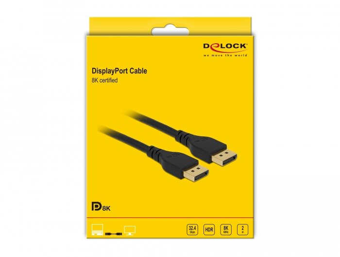 Delock DisplayPort-Kabel - DisplayPort (M), Ansicht 2