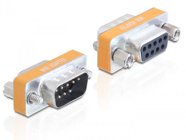 Delock Nullmodemadapter - DB-9 (M) zu DB-9 (W), Ansicht 2