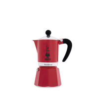 Bialetti Espressokocher Rainbow 3 Tassen Rot