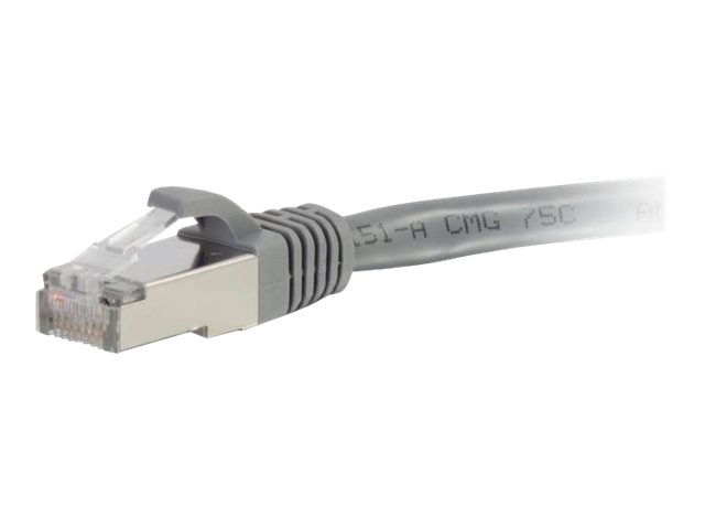 C2G Cat6a Booted Shielded (STP) Network Patch Cable - Patch-Kabel - RJ-45 (M) - Grau, Ansicht 3