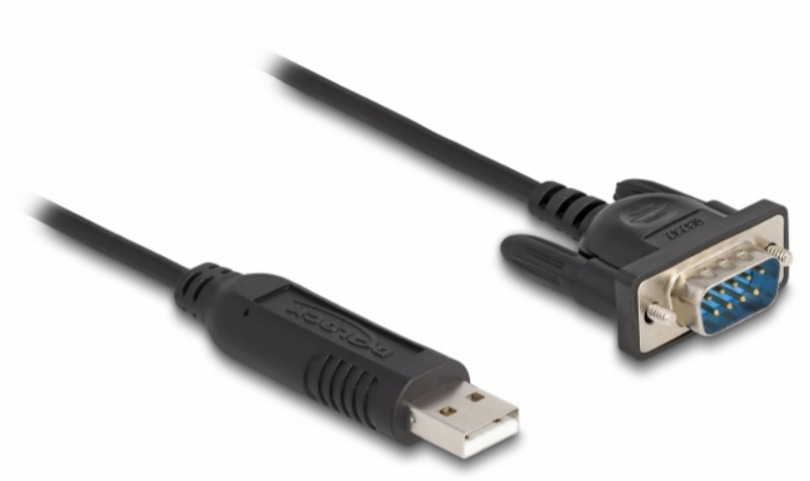 Delock Kabel USB / seriell - USB (M) zu DB-9 (M), Ansicht 2