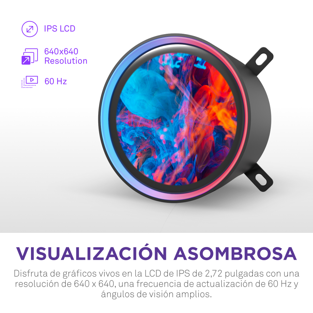 NZXT Kraken Elite 360 RGB - Prozessor-Flüssigkeitskühlsystem - mit LCD-Display - Kühlergröße: 360 mm - (für: LGA1851,..), Ansicht 4