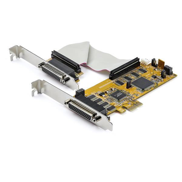 StarTech.com PEX8S1050LP PCI Express Schnittstellenkarte (8 Ports, RS232, PCIe, low profile, 16550 UART), Ansicht 2