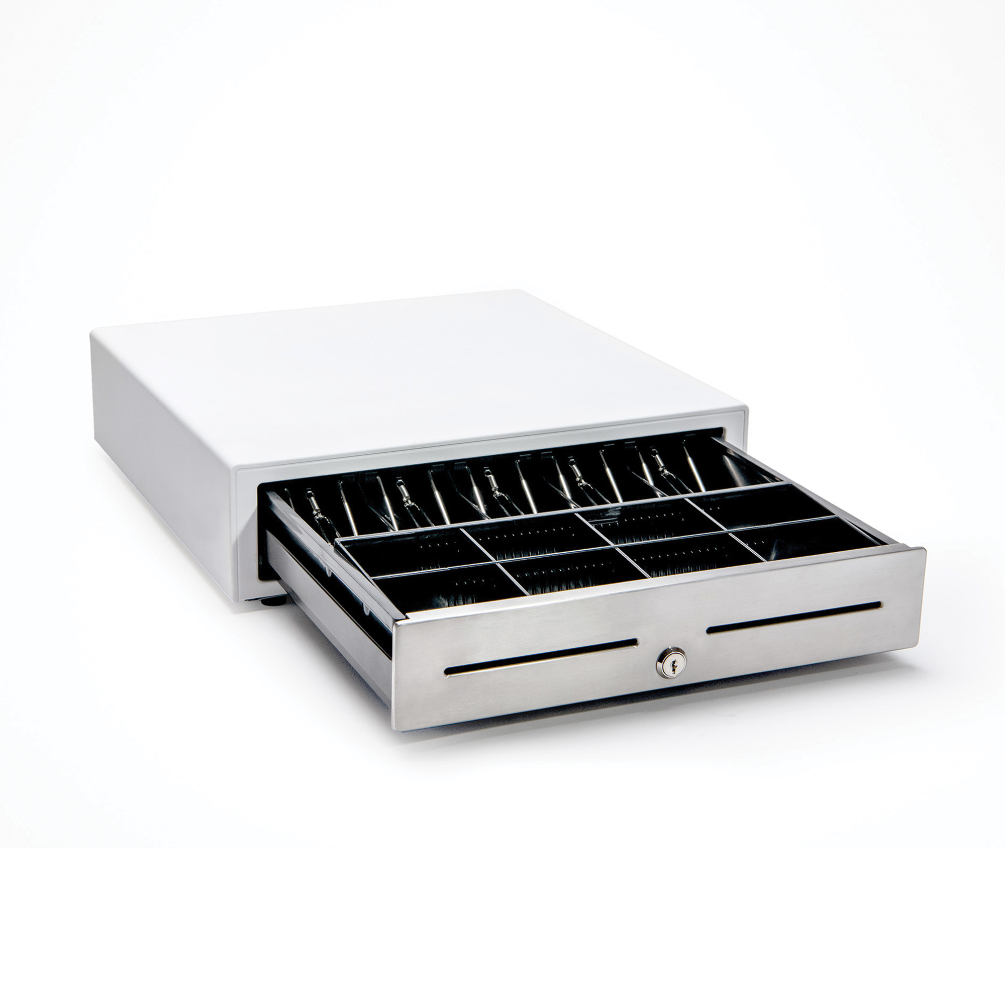 Star Micronics CD4-1616WTSSC48-S2 16in White with SS front 4 Bill 8 Coin with 2 media slots, Ansicht 3