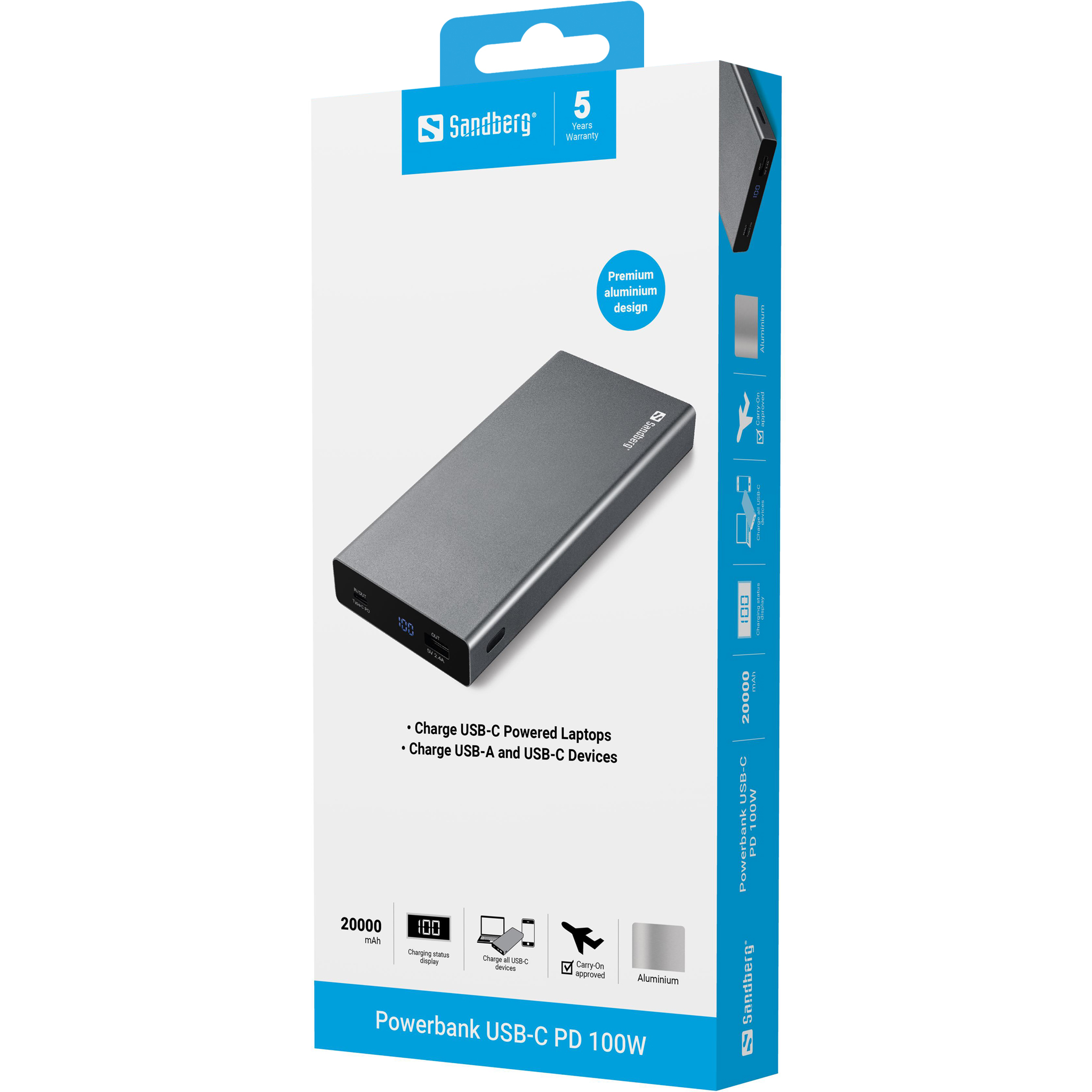 SANDBERG Powerbank - Powerbank - 1 x Batterie, Ansicht 2
