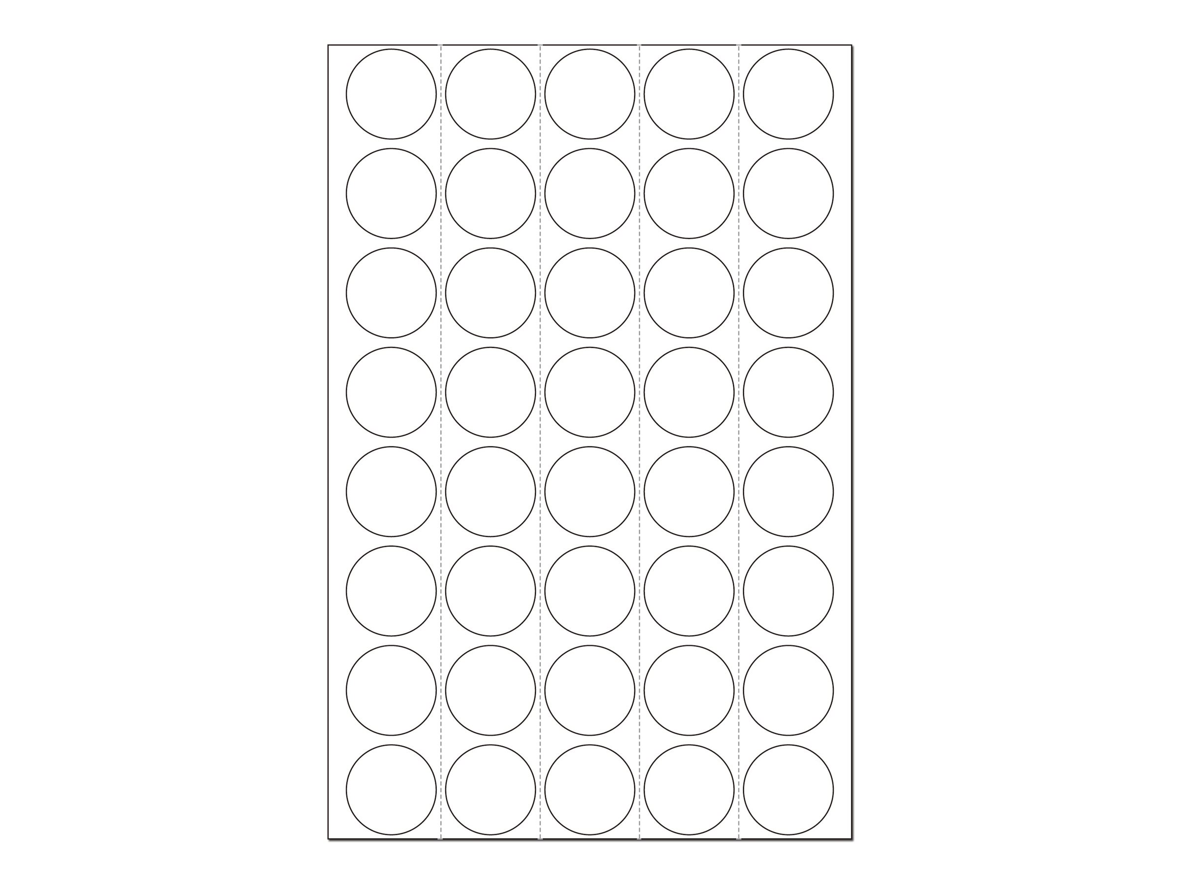 HERMA Permanenter Klebstoff - weiß - 19 mm rund 1280 Etikett(en) (32 Bogen x 40), Ansicht 3