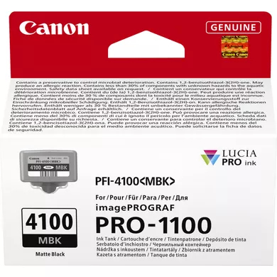 Canon PFI-4100 MBK - 80 ml - mattschwarz - original, Ansicht 2