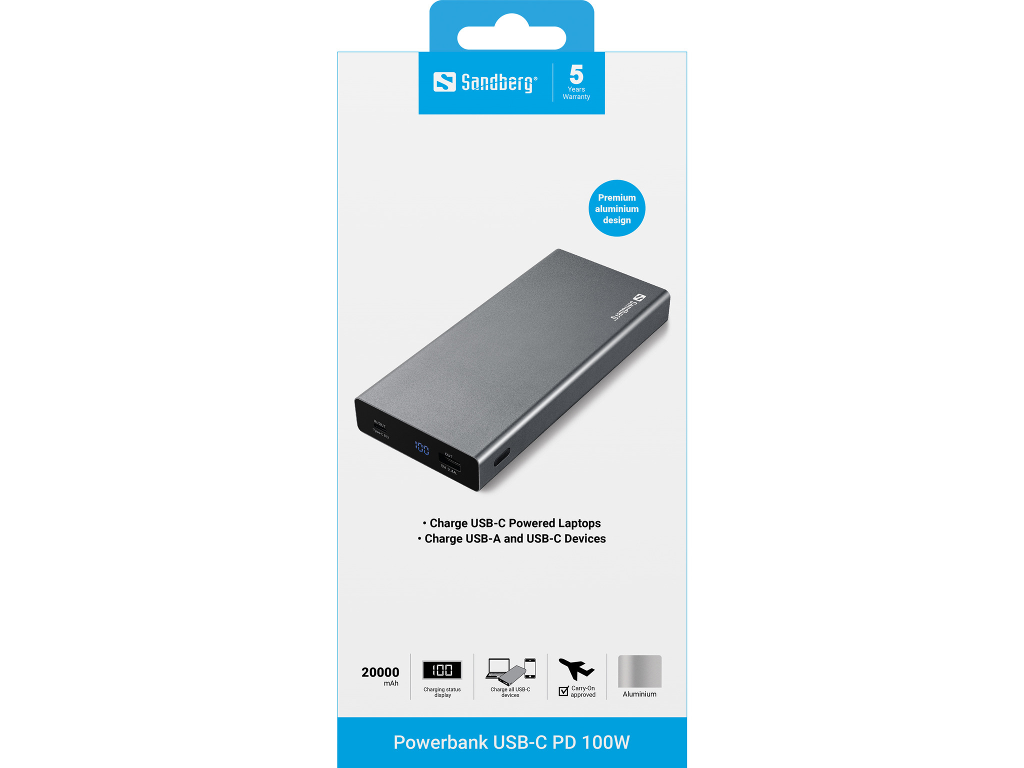 SANDBERG Powerbank - Powerbank - 1 x Batterie, Ansicht 4