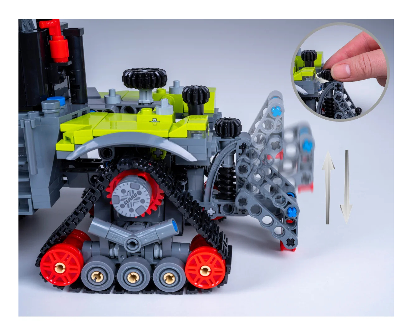 JAMARA CaDA Claas Xerion 1 32 Bricks gelb 8+, Ansicht 3
