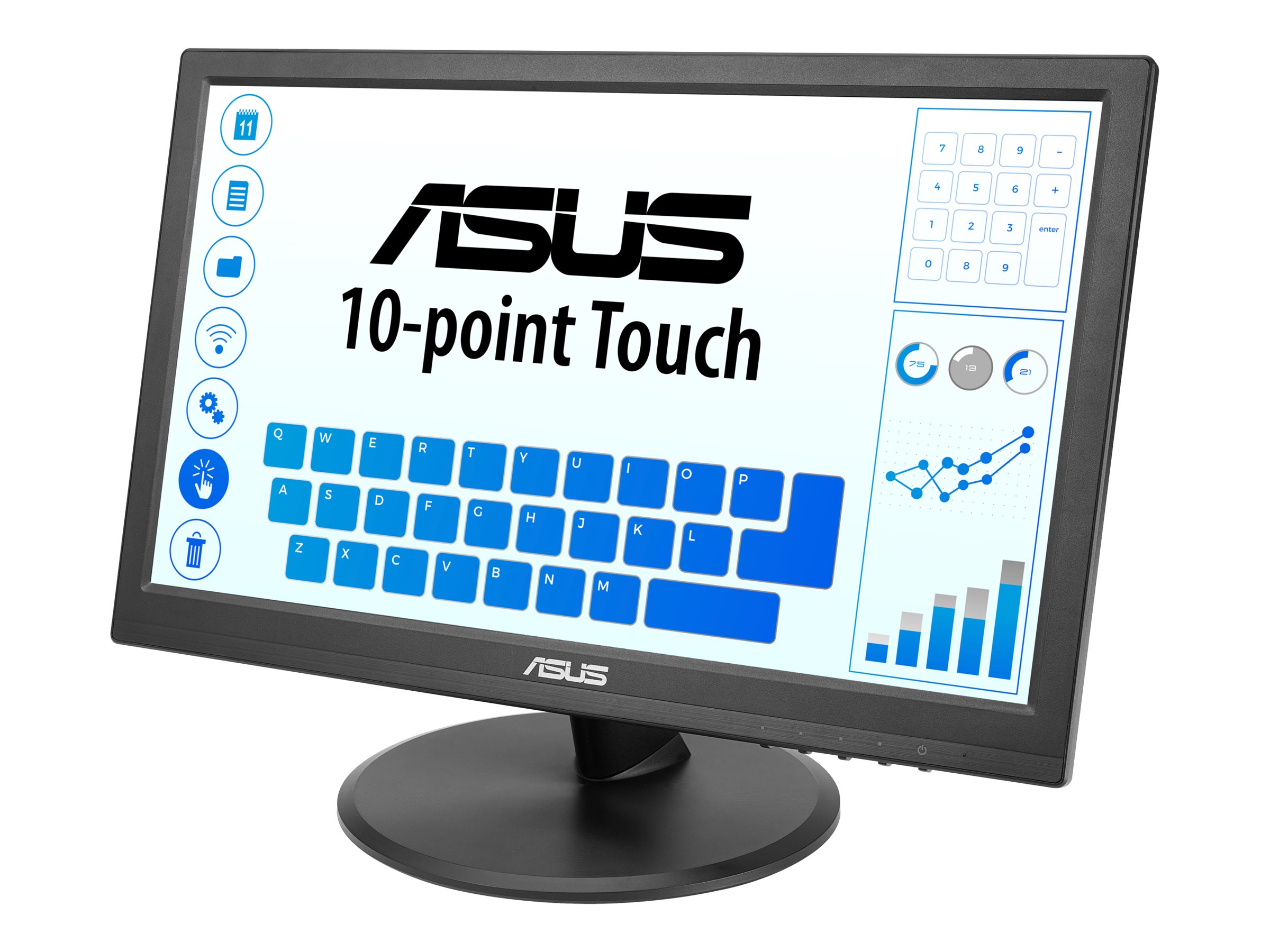 ASUS VT168HR - LED-Monitor - 39.6 cm (15.6)