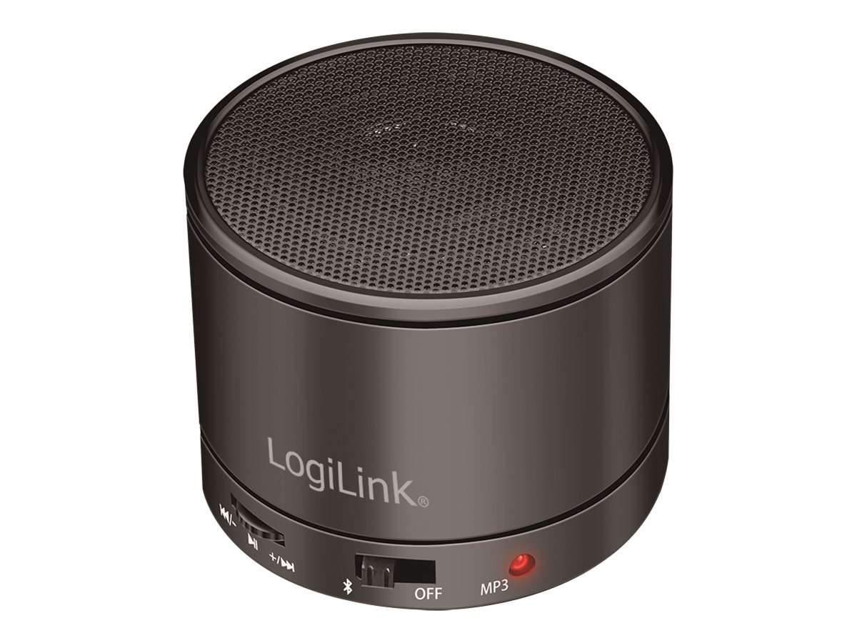 LogiLink Lautsprecher - tragbar - kabellos - Bluetooth - 3 Watt (Gesamt)