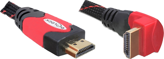 Delock High Speed HDMI with Ethernet HDMI-kabel med Ethernet 5m